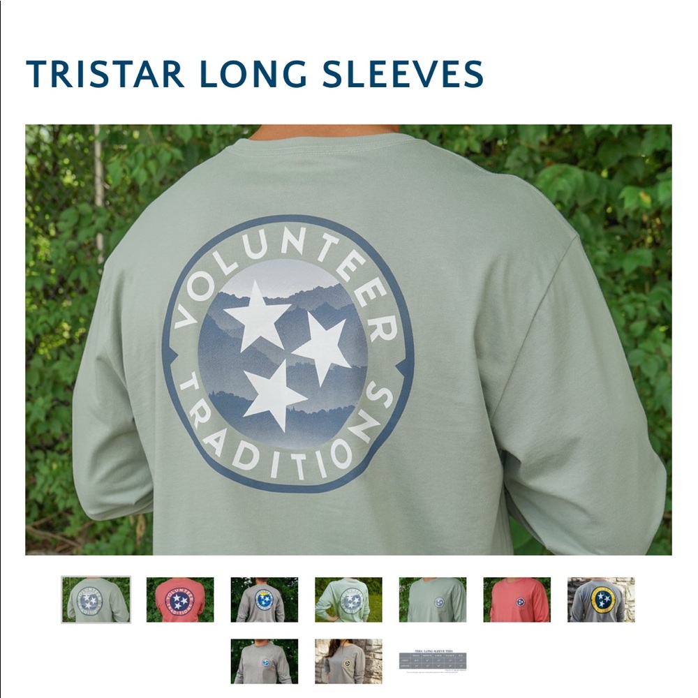 Volunteer Traditions Long Sleeve Tristar Shirt